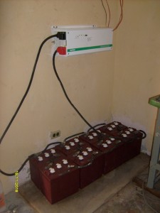 GHOC Inverter, batteries and controller